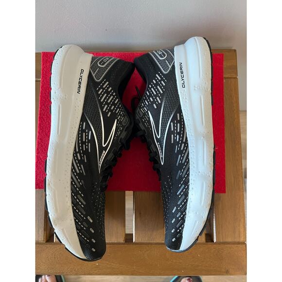 Brooks Women's Glycerin 20 black/white Running Shoe SIZE 10 MEDIUM - Picture 6 of 10